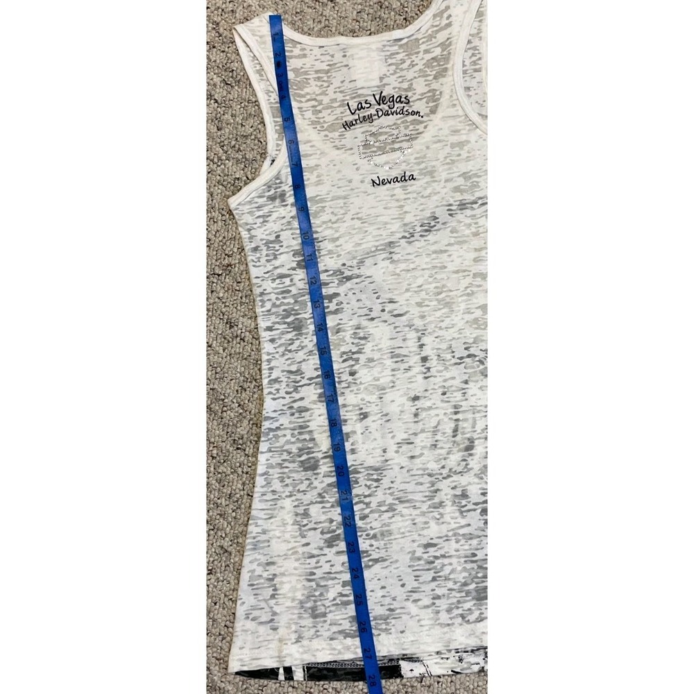 ๐ โซ (3) Harley Davidson HD Women's Tank Top Medium Lot Biker AOP Back Graphic - Picture 16 of 16
